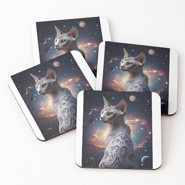 Item preview, Space Sphynx Cat designed and sold by Zini-ArtStudio.
