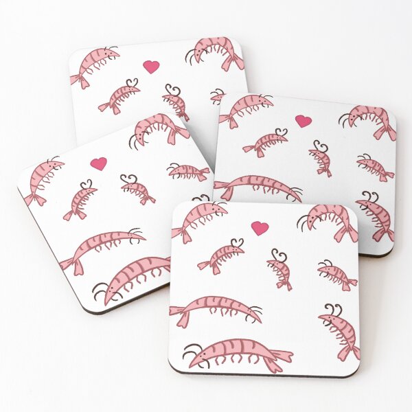 Item preview, SHRIMP sticker sheet designed and sold by c00kiebun.