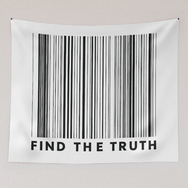 Item preview, Barcode Truth | Minimalist Spiritual Hint designed and sold by NovaProArt.
