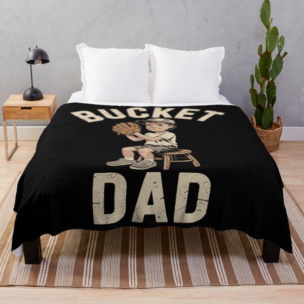 Item preview, Bucket Dad Softball Dad Baseball Funny Father's designed and sold by brynatshop.