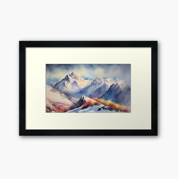Item preview, Snowy Mountain Range designed and sold by BookCovered.