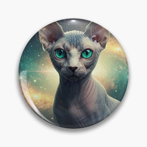 Item preview, Nebula Sphynx Cat designed and sold by Zini-ArtStudio.