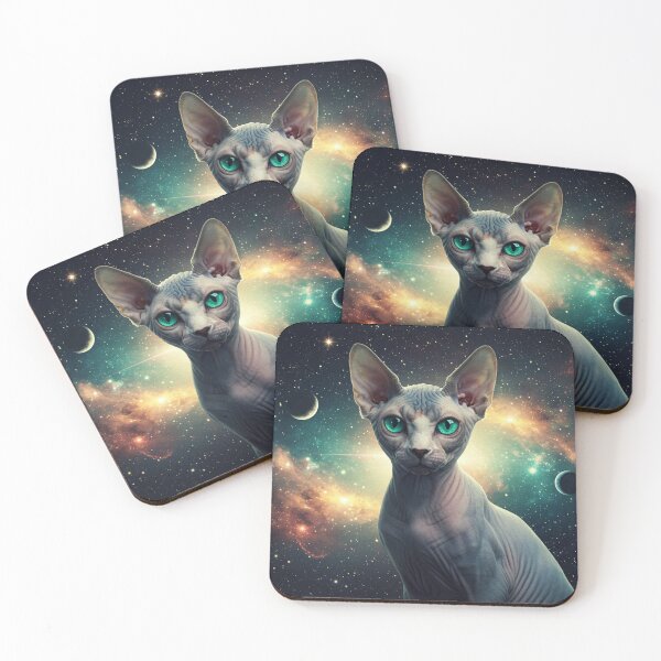Item preview, Nebula Sphynx Cat designed and sold by Zini-ArtStudio.