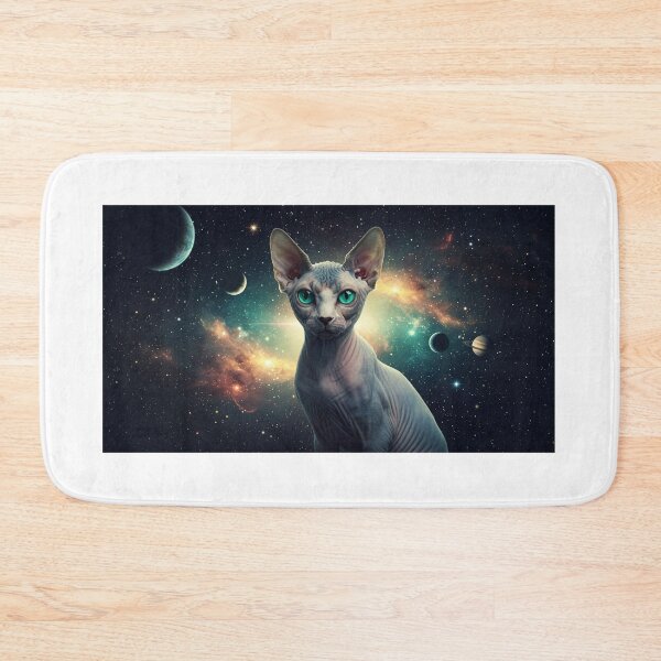 Item preview, Nebula Sphynx Cat designed and sold by Zini-ArtStudio.