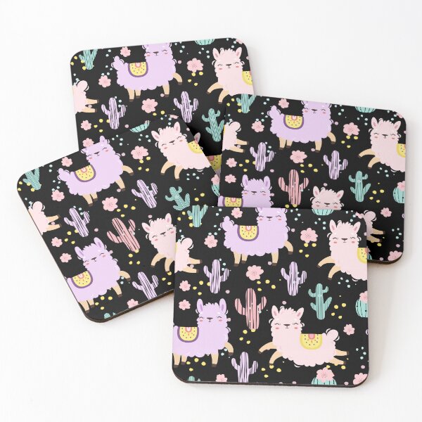 Item preview, alpacas-in-pastel-colors-cute-llamas designed and sold by artefenix.