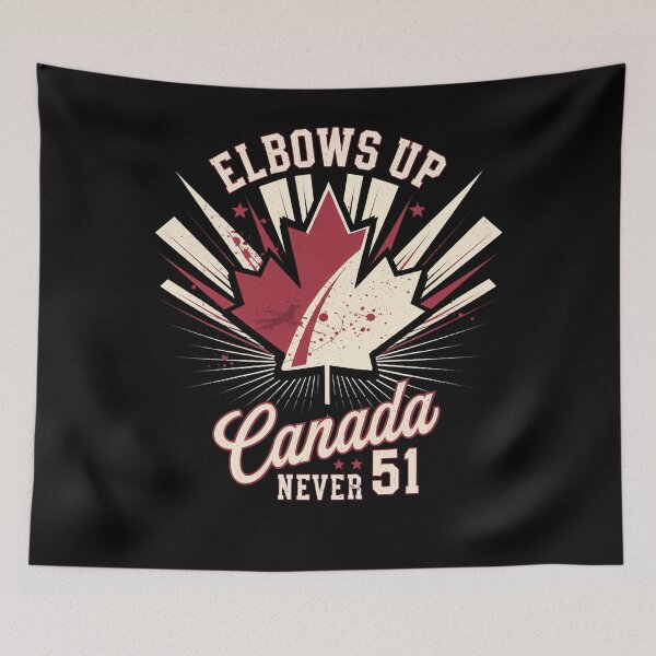 Item preview, Elbows Up Canada Never 51 Canada Flag Stand Strong designed and sold by brynatshop.