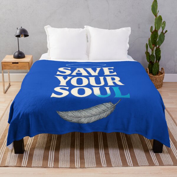 Item preview, Save Your Soul - Spiritual Angel Aesthetic Quote Design designed and sold by gtrock.