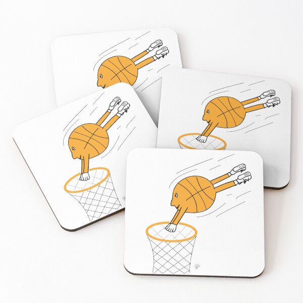 Item preview, Basketball character diving into the net. designed and sold by Resonate Press Arts.