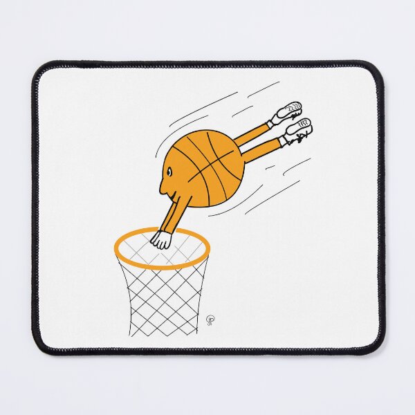 Item preview, Basketball character diving into the net. designed and sold by Resonate Press Arts.