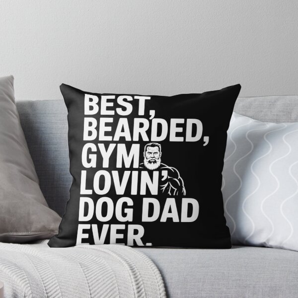 Item preview, Funny Bearded Dad Gym Lover Dog Owner Lifter Workout Gift designed and sold by brynatshop.