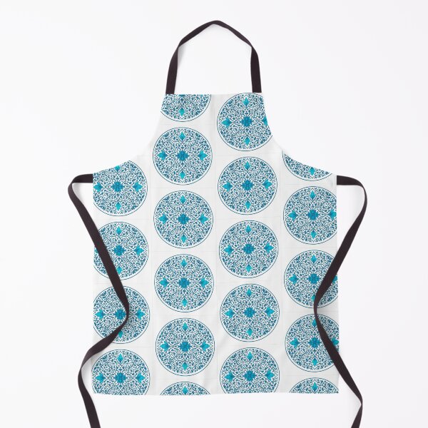 Item preview, Mystic Azure Mandala – Islamic Floral Geometric Pattern designed and sold by DivinityDesign.