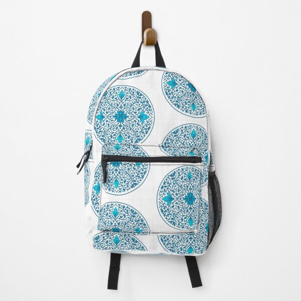 Item preview, Mystic Azure Mandala – Islamic Floral Geometric Pattern designed and sold by DivinityDesign.