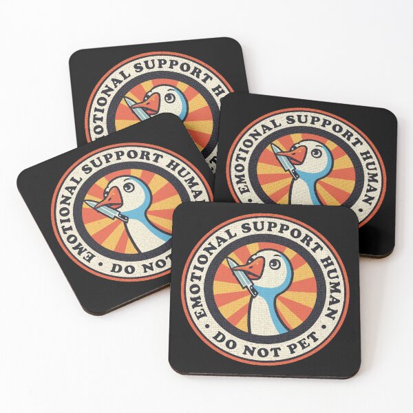 Item preview, Emotional Support Human // Funny Silly Goose designed and sold by Scaryzz.