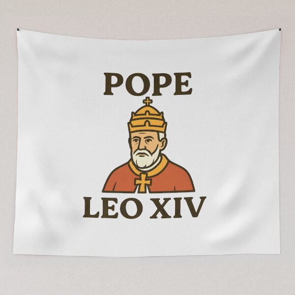 Item preview, Pope Leo XIV Historical Fiction Religious Art designed and sold by allogy.