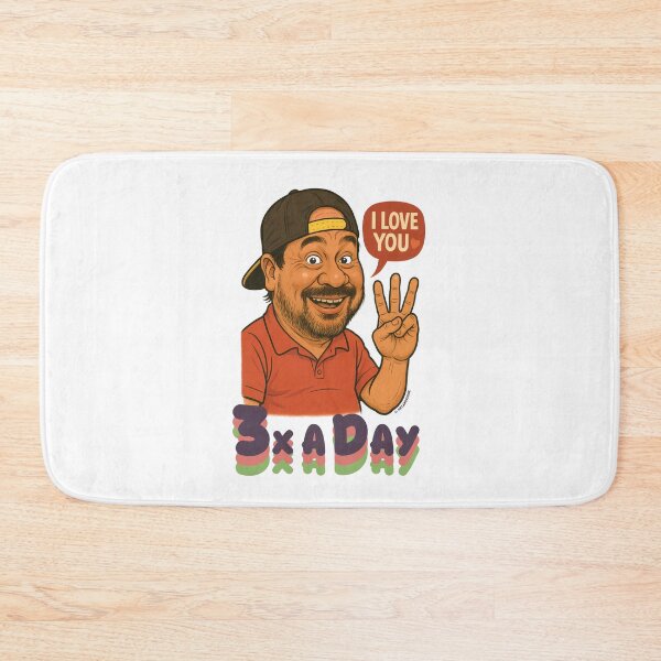Item preview, "I Love You 3x a Day" Jimmy Santos Caricature – Funny Pinoy Vibes designed and sold by artjuniverse.