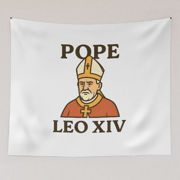 Item preview, Pope Leo XIV Historical Fiction Religious Art Alternative designed and sold by allogy.