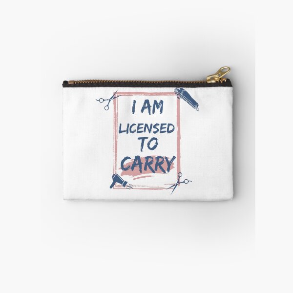 Item preview, I am licensed to carry hairstylist theme designed and sold by joyfulfeatures.