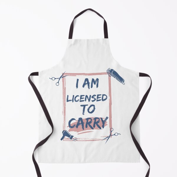 Item preview, I am licensed to carry hairstylist theme designed and sold by joyfulfeatures.