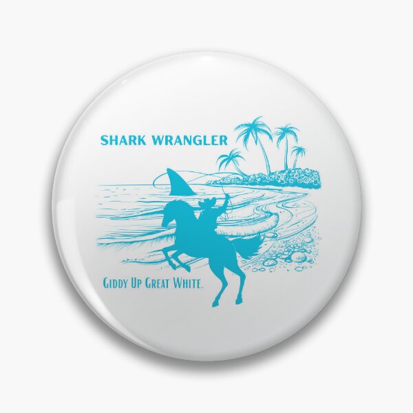 Item preview, Beach cowboy rodeo legend giddy up shark showdown designed and sold by joyfulfeatures.