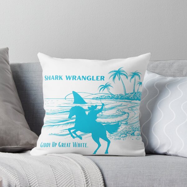 Item preview, Beach cowboy rodeo legend giddy up shark showdown designed and sold by joyfulfeatures.
