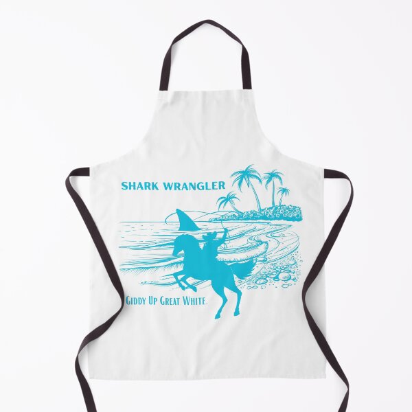 Item preview, Beach cowboy rodeo legend giddy up shark showdown designed and sold by joyfulfeatures.
