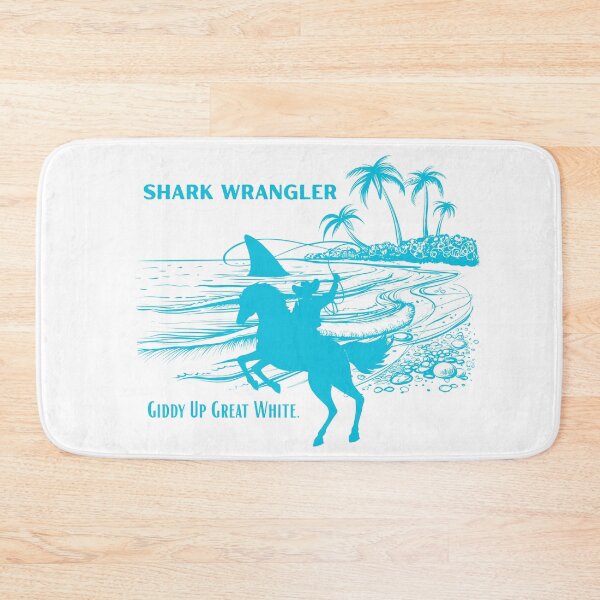 Item preview, Beach cowboy rodeo legend giddy up shark showdown designed and sold by joyfulfeatures.