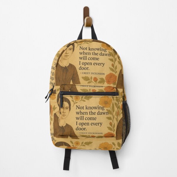 Item preview, Not knowing when the dawn will come I open every door, Emily Dickinson designed and sold by Mauswohn.