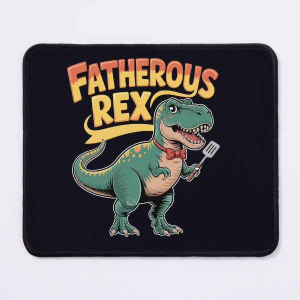 Item preview, Fatherous Rex Dinosaur Dad Gift for Father’s Day BBQ Lovers designed and sold by Taans-Creation.