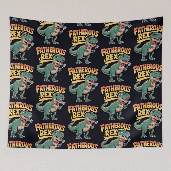Item preview, Fatherous Rex Dinosaur Dad Gift for Father’s Day BBQ Lovers designed and sold by Taans-Creation.