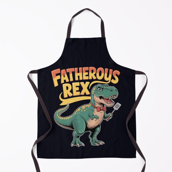Item preview, Fatherous Rex Dinosaur Dad Gift for Father’s Day BBQ Lovers designed and sold by Taans-Creation.