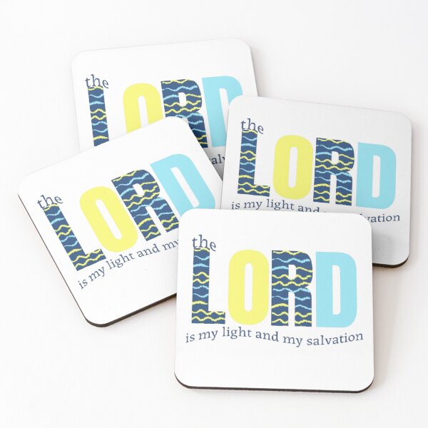 Item preview, The Lord Is My Light And My Salvation Christian Text designed and sold by DivineHaven.