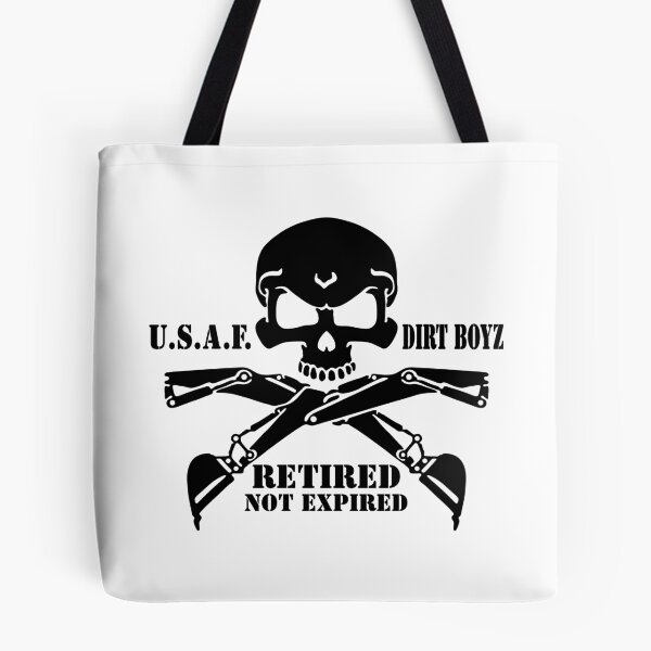 Item preview, U.S.A.F. DIRTBOYZ RETIRED NOT EXPIRED LOGO designed and sold by Thea B Creates.