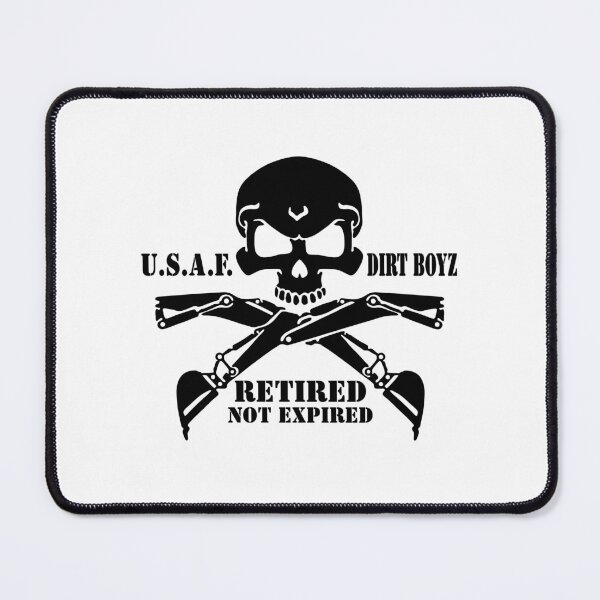 Item preview, U.S.A.F. DIRTBOYZ RETIRED NOT EXPIRED LOGO designed and sold by Thea B Creates.
