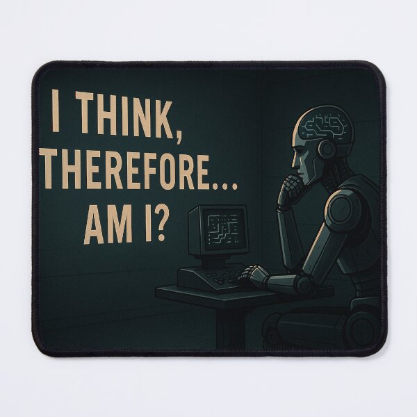 Item preview, I Think, Therefore... Am I? designed and sold by LOGOSINTERIUM.