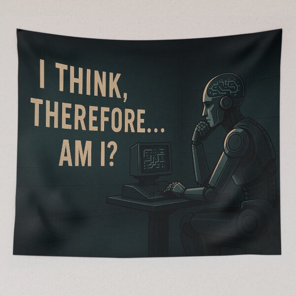 Item preview, I Think, Therefore... Am I? designed and sold by LOGOSINTERIUM.