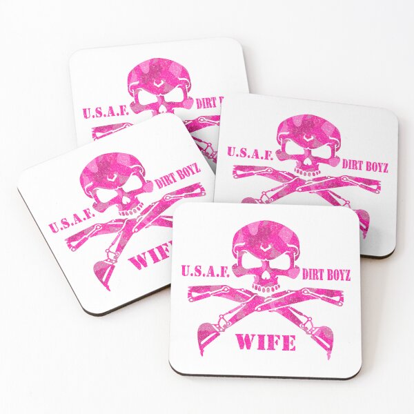Item preview, U.S.A.F. DIRTBOYZ WIFE LOGO, sparkle camo. designed and sold by Thea B Creates.