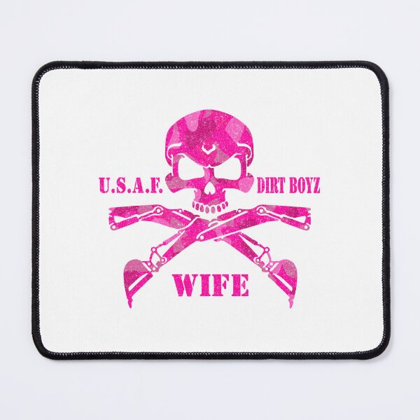 Item preview, U.S.A.F. DIRTBOYZ WIFE LOGO, sparkle camo. designed and sold by Thea B Creates.