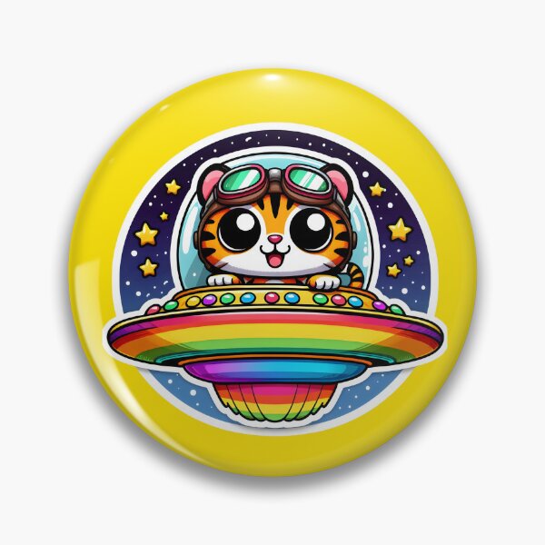 Item preview, UFO Rainbow Tiger designed and sold by ArtistEmbrace.