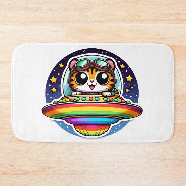 Item preview, UFO Rainbow Tiger designed and sold by ArtistEmbrace.