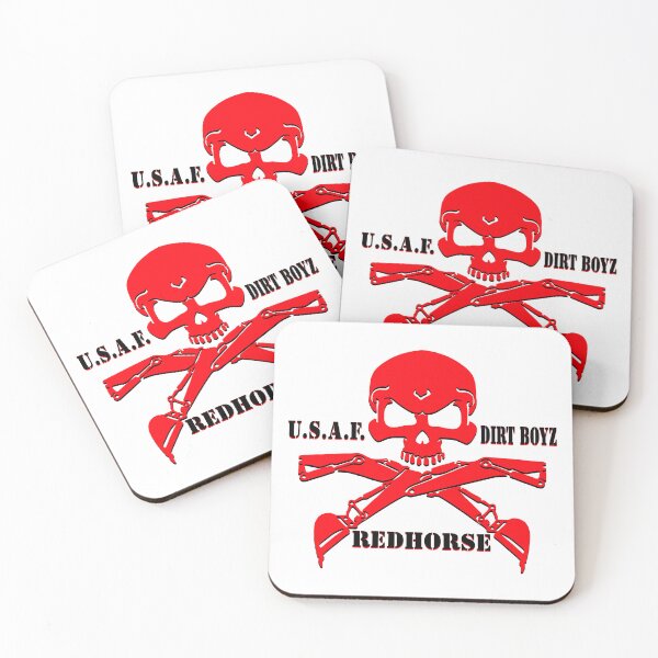 Item preview, U.S.A.F. DIRTBOYZ REDHORSE LOGO. designed and sold by Thea B Creates.