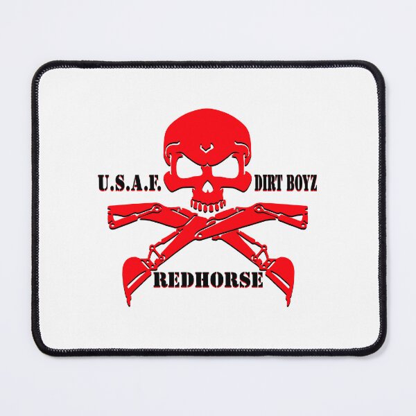 Item preview, U.S.A.F. DIRTBOYZ REDHORSE LOGO. designed and sold by Thea B Creates.