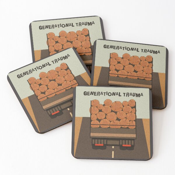 Item preview, Generational Trauma Log Truck  designed and sold by Amberein.