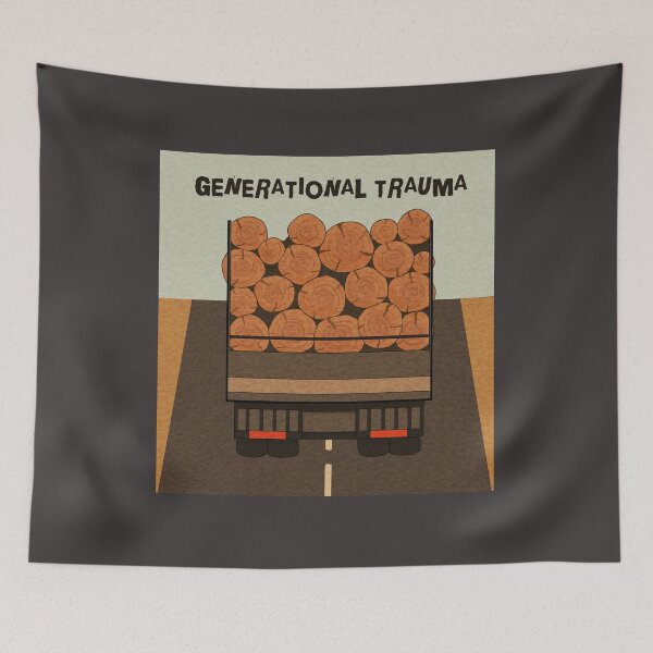Item preview, Generational Trauma Log Truck  designed and sold by Amberein.