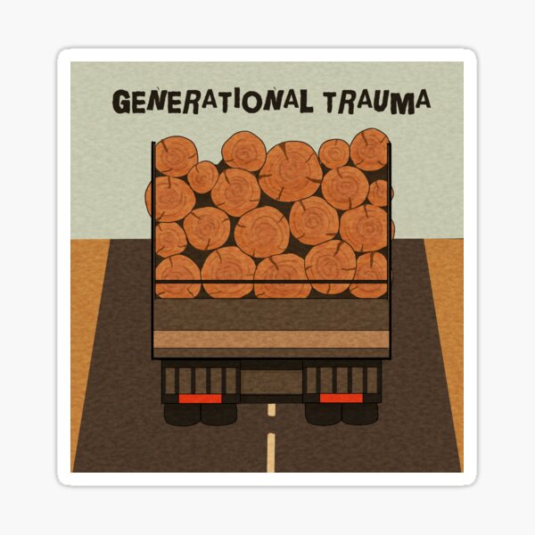Item preview, Generational Trauma Log Truck  designed and sold by Amberein.
