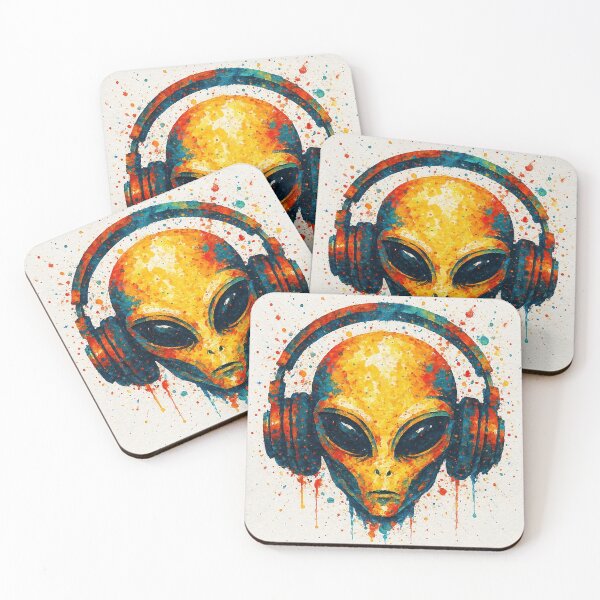 Item preview, Galactic Beats designed and sold by Abducted Treasures.