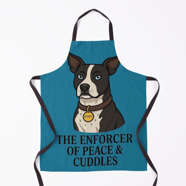 Item preview, The Enforcer of Peace & Cuddles – Protective Pup Cartoon Design designed and sold by PettyWithPurpose.