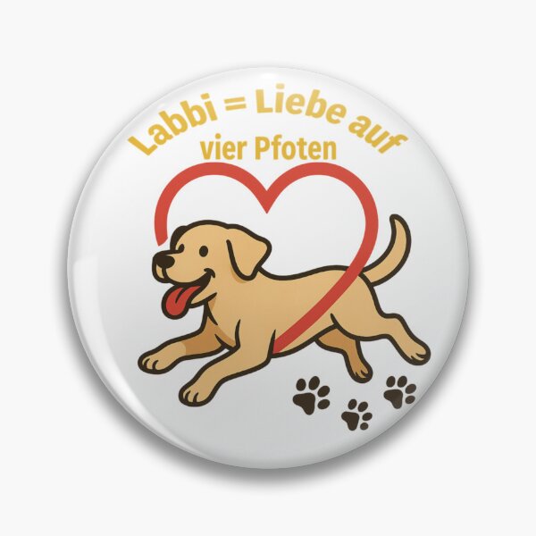 Item preview, Labbi = Liebe auf vier Pfoten – Labrador Hundeliebhaber Design designed and sold by CritterManiaUK.