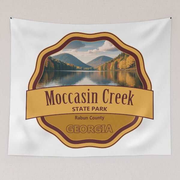 Item preview, Moccasin Creek State Park, Rabun County, Georgia designed and sold by Wanderful-roads.