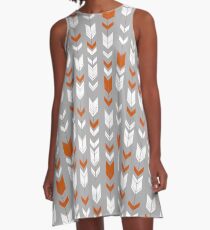 Texas Pfeil A-Linien Kleid