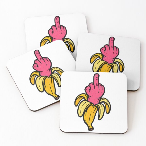 Item preview, Middle Finger Banana – Bold Fruit Parody – Offensive Pop Art Design designed and sold by VIBE CRAFT STUDIO.